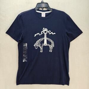 BROOK BROTHERS SIZE SMALL CHEST SHEEP LOGO NAVY BLUE NWT